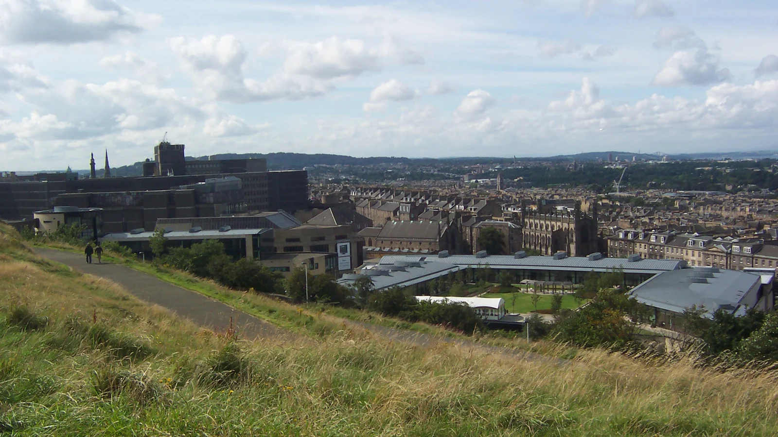 North-east Edinburgh viewed from Calton Hill in August 2008