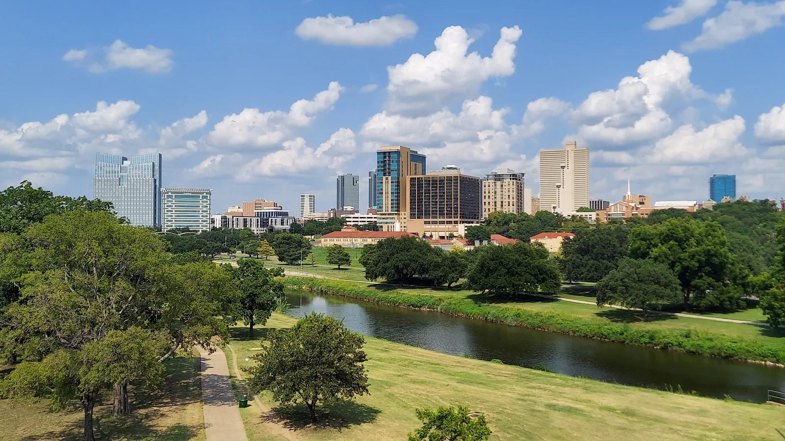 2021 downtown Fort Worth skyline