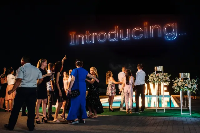 Brand moments drone show concept