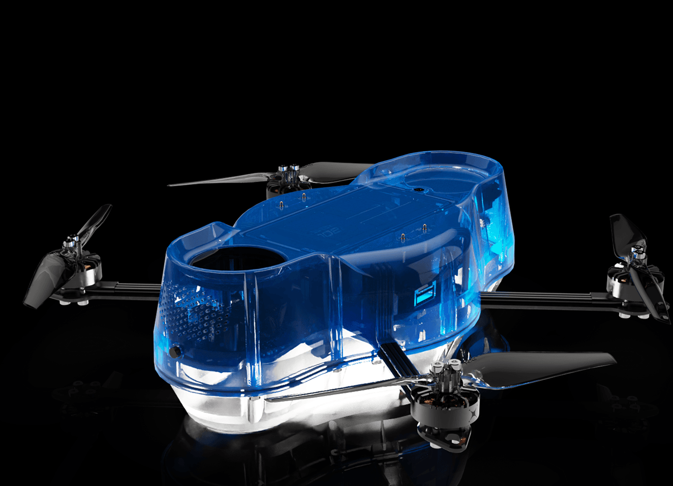 Starbound Labs Spectra drone, right hero angle